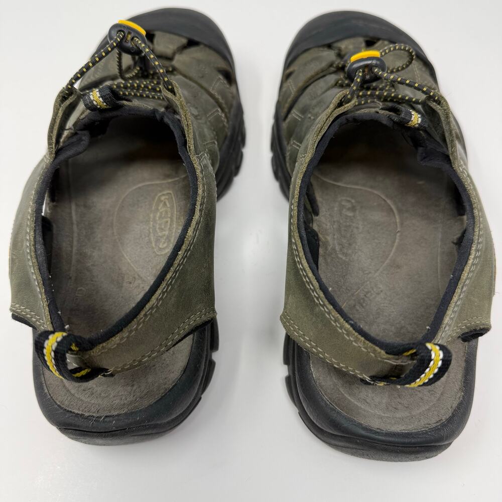 Keen Sandals Men's 9 Olive Green Newport Waterproof Leather Hiking Sandal - Picture 9 of 9